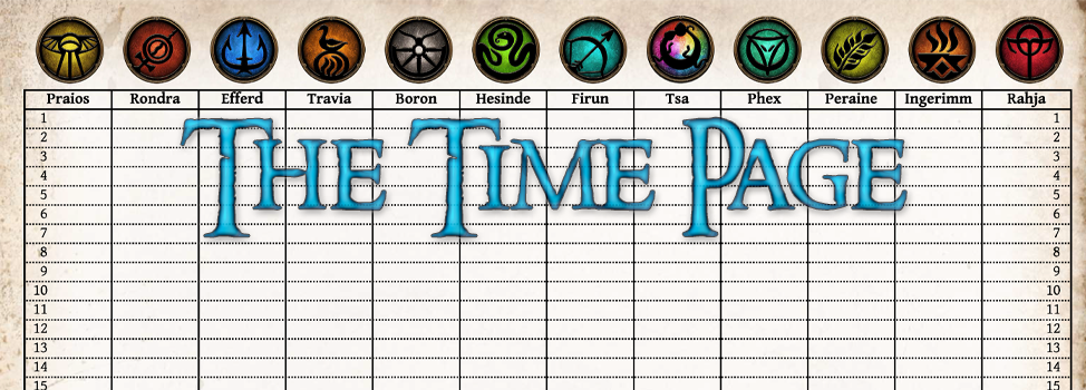 The time page is here!